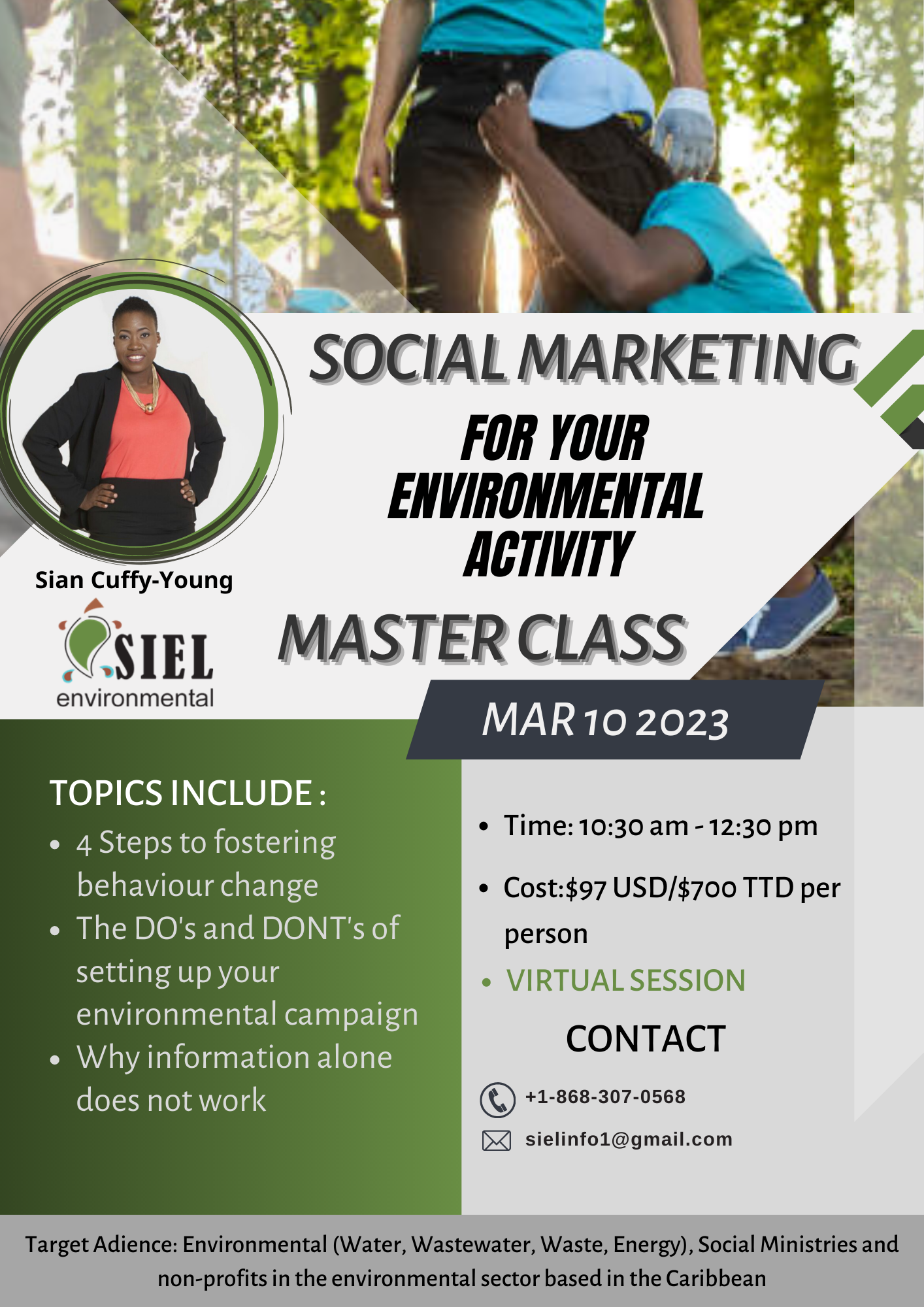 Social marketing and behaviour change for your environmental activity