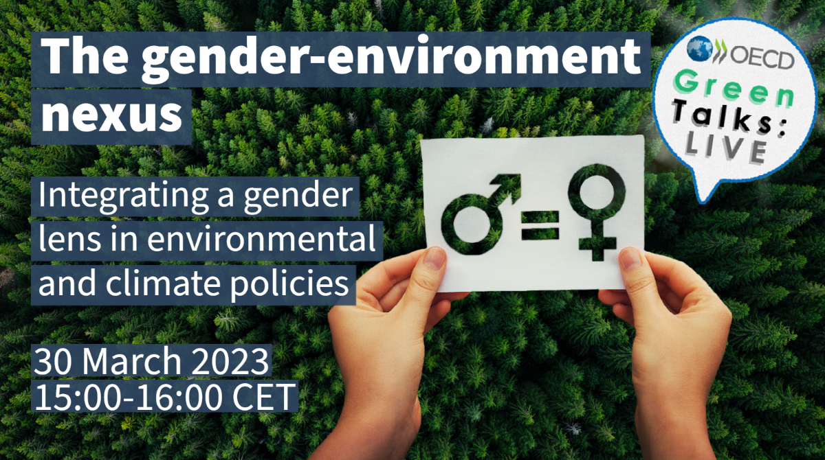 Green Talks LIVE - The Gender Environment Nexus