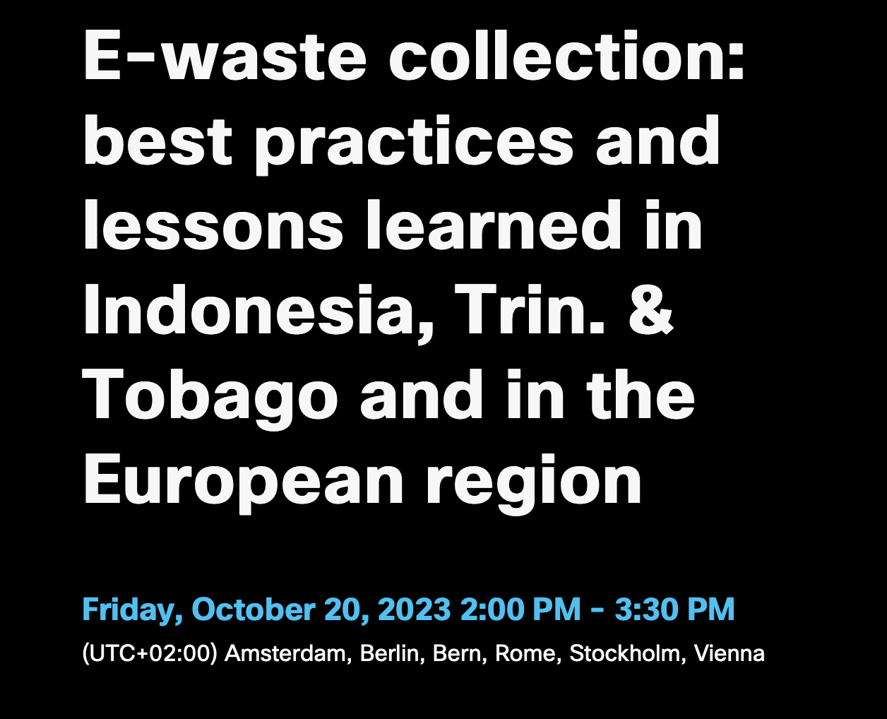 E-waste Collection